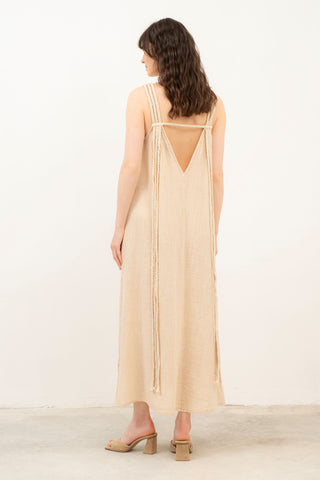 Helen Model Knitted Strap Dress
