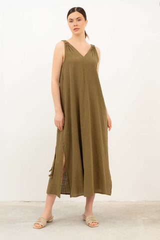 Helen Model Knitted Strap Dress