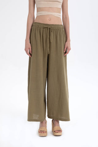 Low Cut Palazzo Trousers