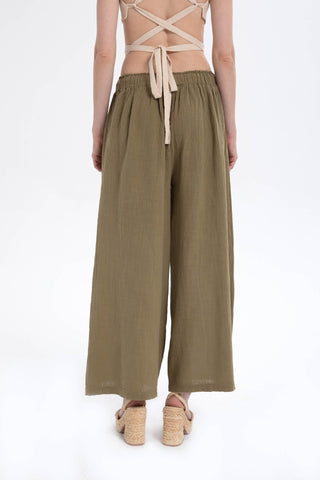 Low Cut Palazzo Trousers