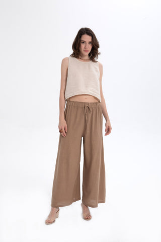 Low Cut Palazzo Trousers