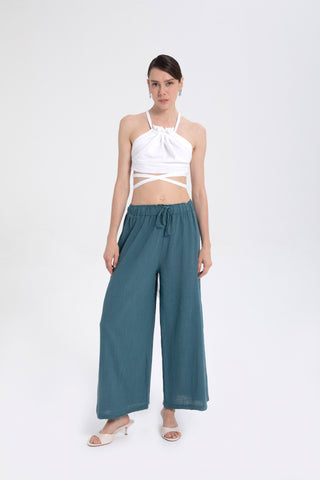 Low Cut Palazzo Trousers