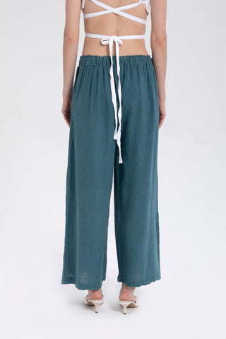 Low Cut Palazzo Trousers