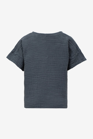 Muslin Placket Kids T-Shirt