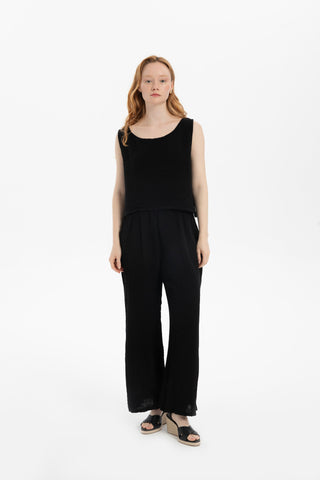 Muslin Sleeveless Women's Blouse