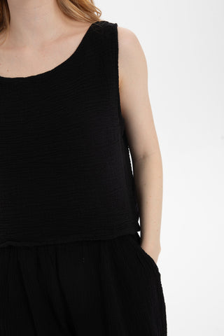 Muslin Sleeveless Women's Blouse