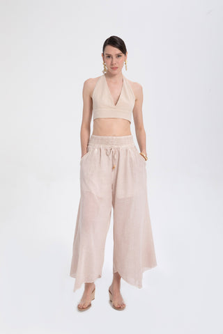 Back Tie Cotton Bralette