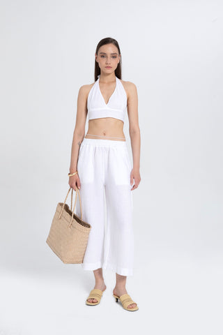 Back Tie Cotton Bralette