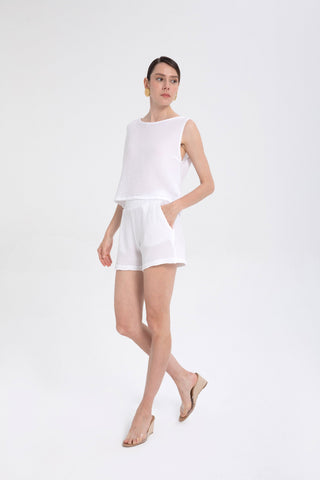 Muslin Short Women’s Shorts - White / S/M - Short