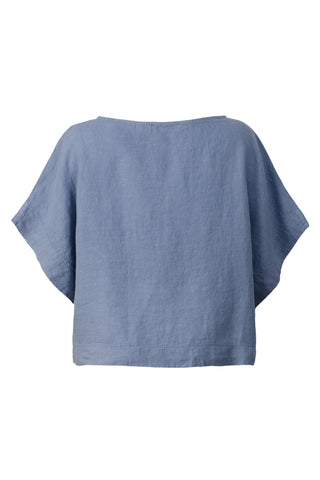 Pure Linen Batwing Sleeve Blouse