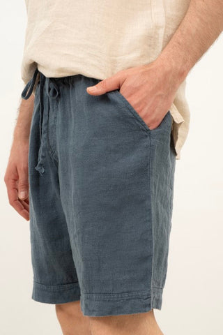 Raw Linen Bermuda Men's Shorts