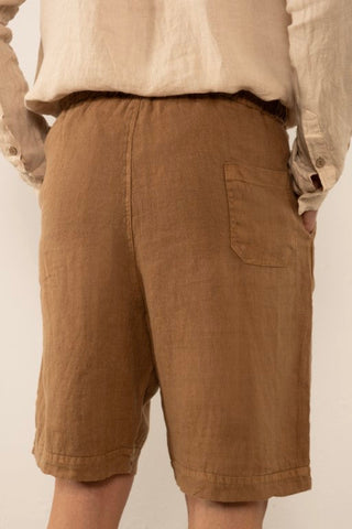 Raw Linen Bermuda Men's Shorts
