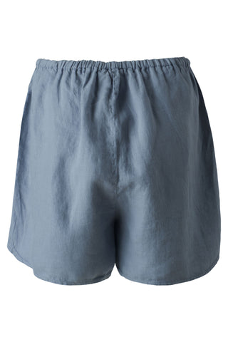 Pure Hemp Tied Waist Mini Shorts - Short