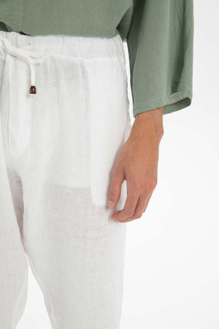 Linen Loose Cut Men's Trousers