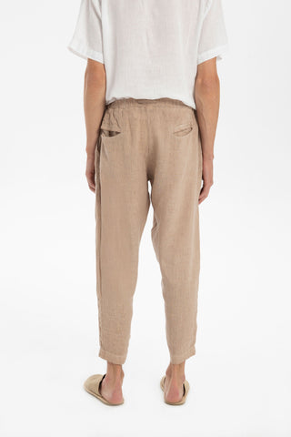 Linen Loose Cut Men's Trousers