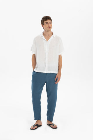 Linen Loose Cut Men's Trousers