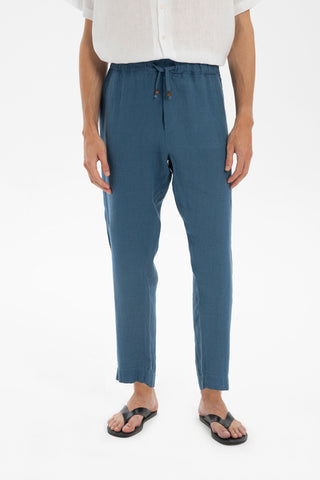 Linen Loose Cut Men's Trousers