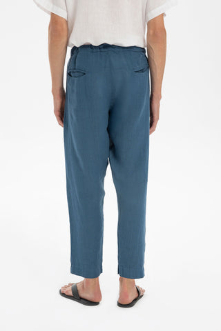 Linen Loose Cut Men's Trousers