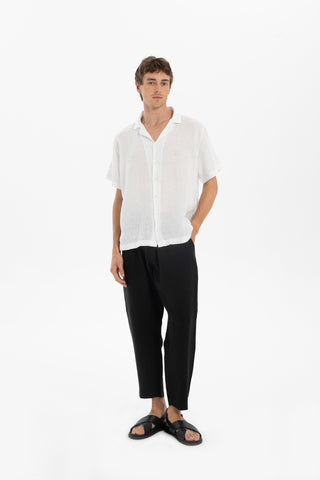 Linen Loose Cut Men's Trousers