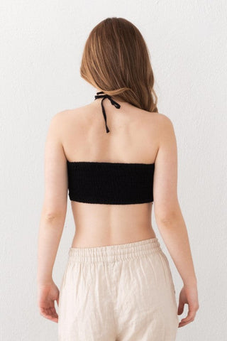 Crop Top with Elastic Back