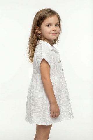 Muslin Collar Girl's Dress