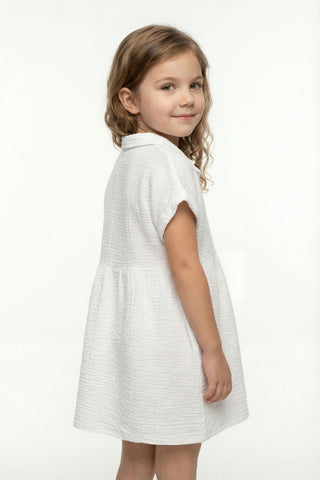 Muslin Collar Girl's Dress