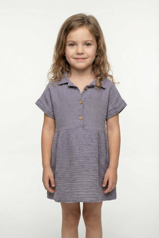 Muslin Collar Girl's Dress